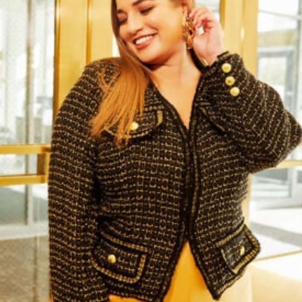 NWOT Boucle Chanel style Jacket